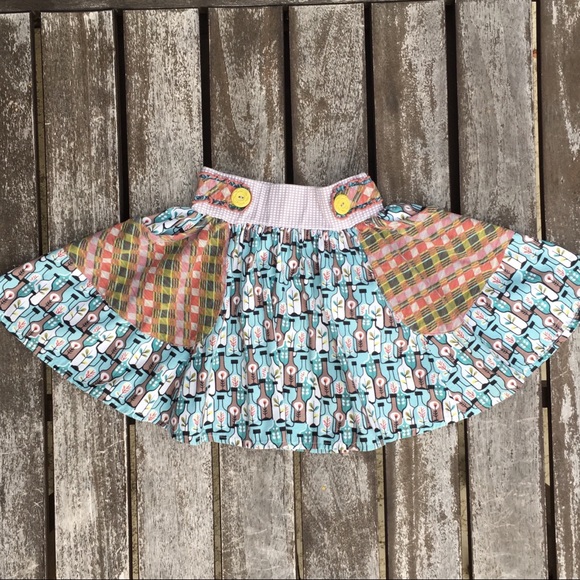 Matilda Jane Other - 4 Matilda Jane Cotton Bottle Blue Skirt